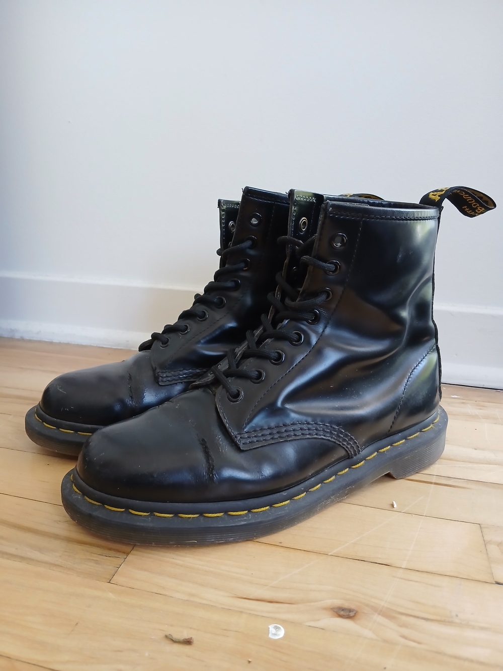 Dr. Martens 1460 Black Leather Lace-Up Boots